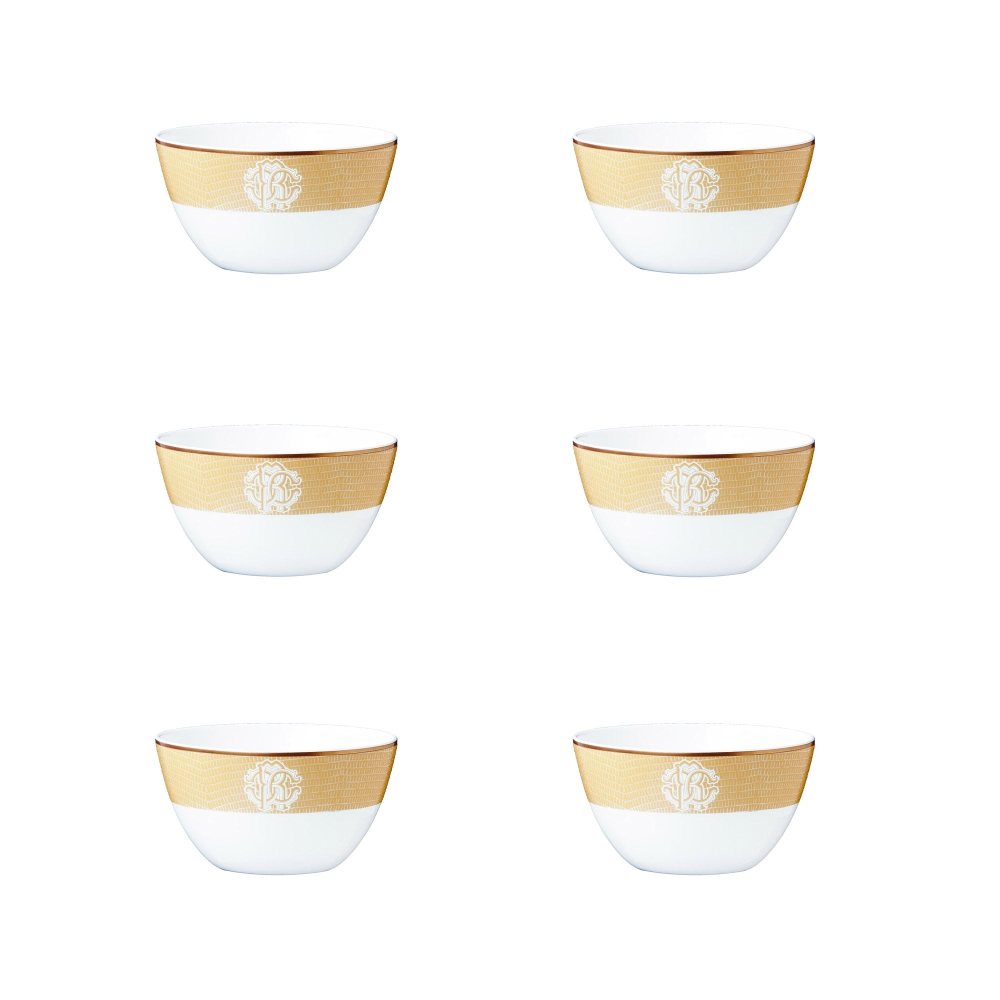 ROBERTO CAVALLI - COPPETTE RISO/RICE BOWL - SET 6 PZ